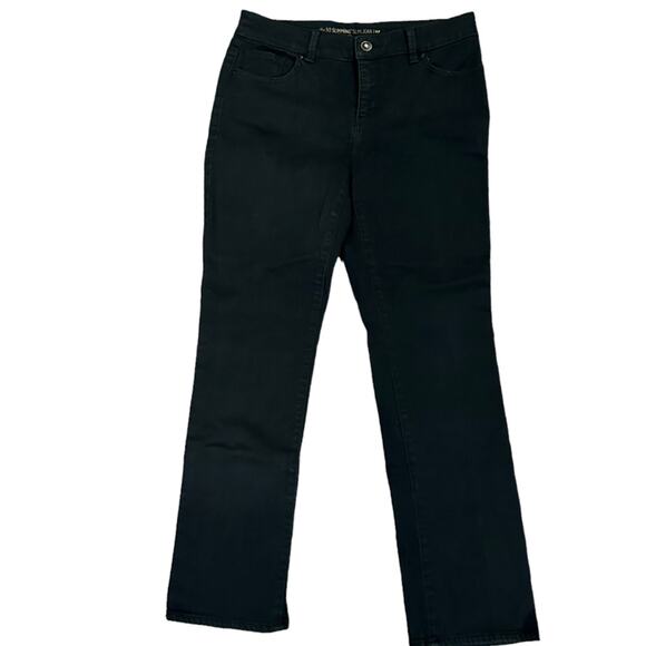 Chico's So Slimming 0 Petite Black Slim Jeans 30 x 26.5" - Picture 1 of 6
